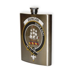 Duncan Clan Crest Flask.
