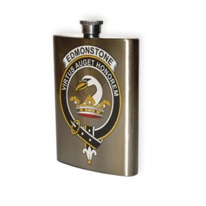 Edmonstone (of Duntreath) Clan Crest Flask.