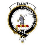 Elliot Clan Crest Vinyl Sticker
