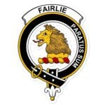 Fairlie Clan Crest Vinyl Sticker