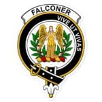 Falconer Clan Crest Vinyl Sticker