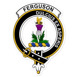 Ferguson Clan Crest Vinyl Sticker