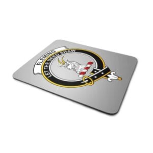 Fleming Clan Crest Mousepad