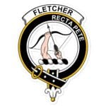 Fletcher Clan Crest Vinyl Sticker