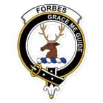 Forbes Clan Crest Vinyl Sticker