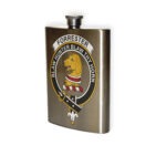 Forrester Clan Crest Flask.