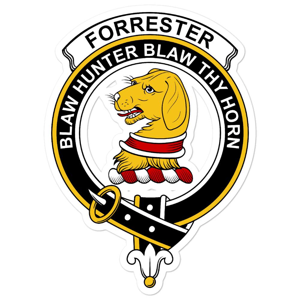 Forrester Clan Crest Vinyl Sticker
