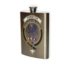 Forsyth Clan Crest Flask.