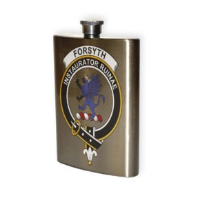 Forsyth Clan Crest Flask.