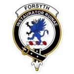 Forsyth Clan Crest Vinyl Sticker