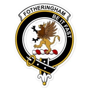 Fotheringham Clan Crest Vinyl Sticker