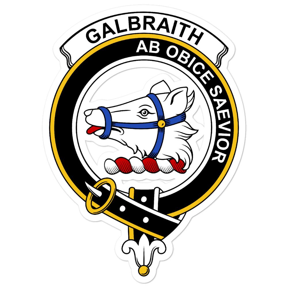 Galbraith Clan Crest Vinyl Sticker
