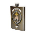 Garden (or Gardyne) Clan Crest Flask.