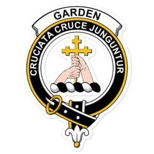 Garden (or Gardyne) Clan Crest Vinyl Sticker