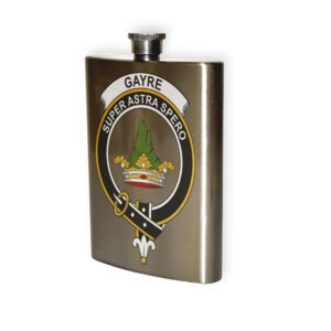 Gayre Clan Crest Flask.
