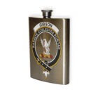 Gibson Clan Crest Flask.
