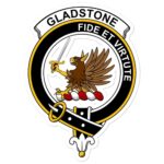 Gladstone (or Gladstanes) Clan Crest Vinyl Sticker