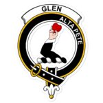 Glendinning Clan Crest Vinyl Sticker