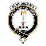 Glen Clan Crest Vinyl Sticker