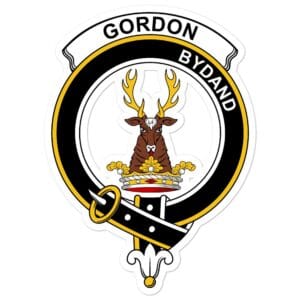 Gordon Clan Crest Vinyl Sticker