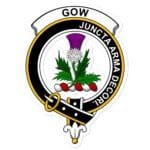Gow (of Skeoch) Clan Crest Vinyl Sticker