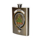 Grant Clan Crest Flask.