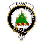 Grant Clan Crest Vinyl Sticker