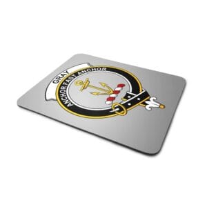 Gray Clan Crest Mousepad
