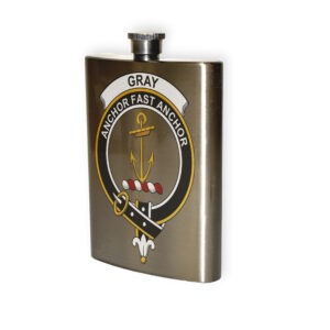 Gray Clan Crest Flask.