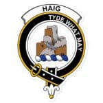 Haig Clan Crest Vinyl Sticker