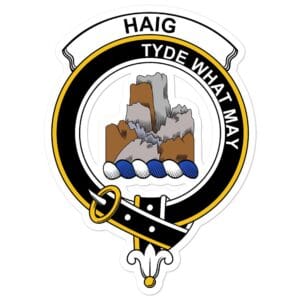 Haig Clan Crest Vinyl Sticker