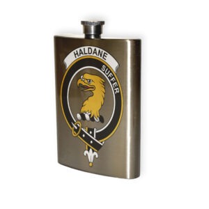 Haldane Clan Crest Flask.