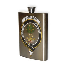 Hamilton Clan Crest Flask.