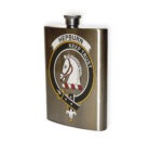 Hepburn Clan Crest Flask.