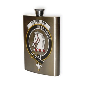 Hepburn Clan Crest Flask.