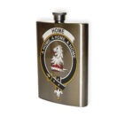 Home (or Hume) Clan Crest Flask.