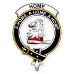 Home (or Hume) Clan Crest Vinyl Sticker