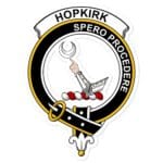 Hopkirk Clan Crest Vinyl Sticker