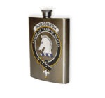 Horsburgh Clan Crest Flask.