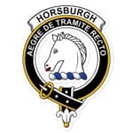 Horsburgh Clan Crest Vinyl Sticker