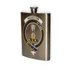 Houston Clan Crest Flask.
