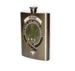 Irvine Clan Crest Flask.