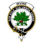 Irvine Clan Crest Vinyl Sticker