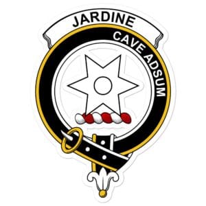 Jardine Clan Crest Vinyl Sticker