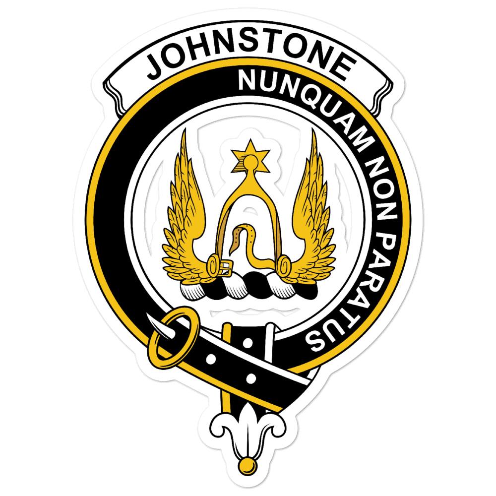 Johnstone Clan Crest Vinyl Sticker