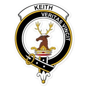 Keith Clan Crest Vinyl Sticker