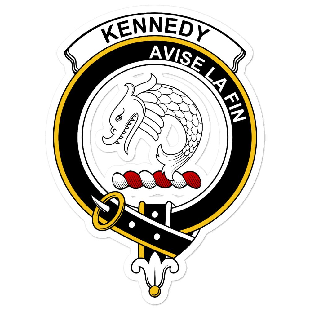 Kennedy Clan Crest Vinyl Sticker