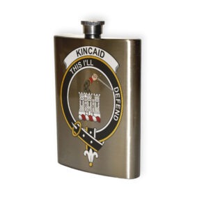 Kincaid Clan Crest Flask.