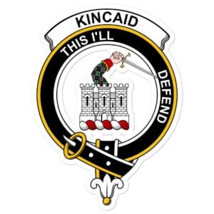 Kincaid Clan Crest Vinyl Sticker