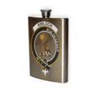 Kinloch Clan Crest Flask.